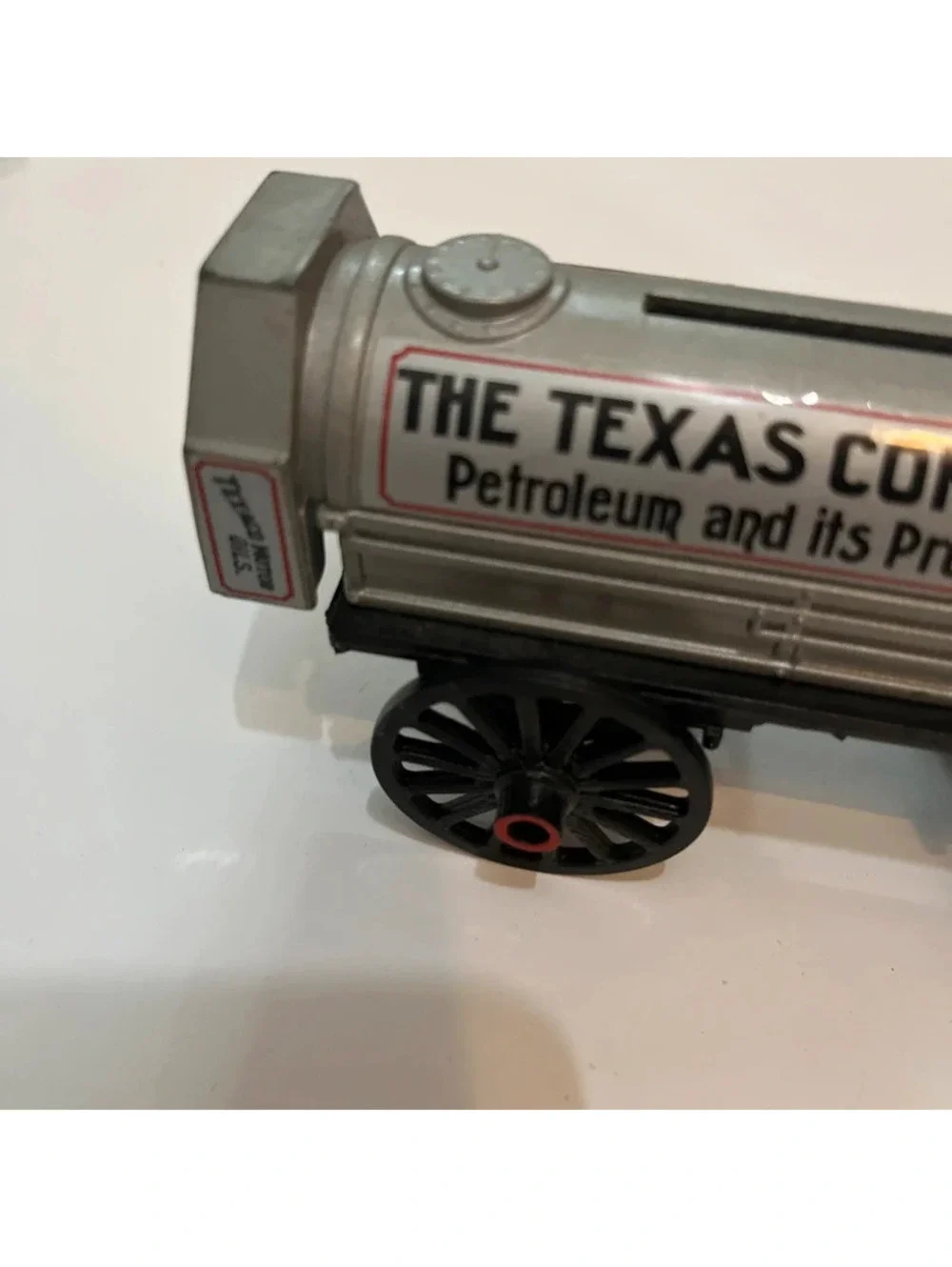 Vintage Horse Drawn Tank Wagon Coin Bank Toy 1991